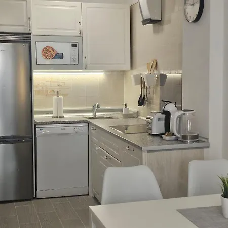 аппартаметы Seguro De Sol Playa De La Arena プエルト・デ・サンティアゴ